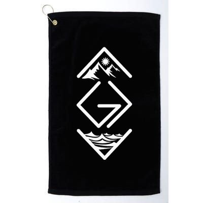 God Is Greater Than The Highs And Lows Ups And Downs Golf Towel
