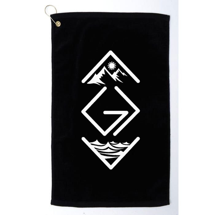 God Is Greater Than The Highs And Lows Ups And Downs Golf Towel