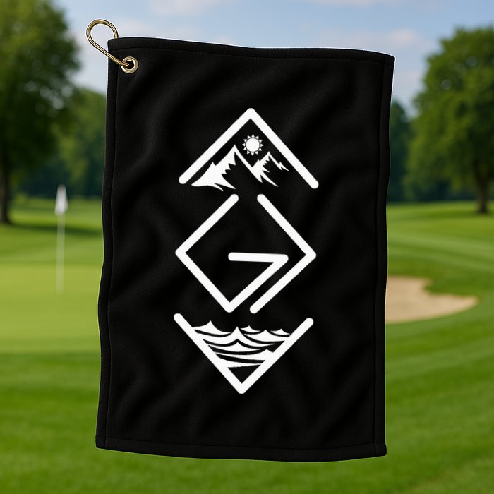 God Is Greater Than The Highs And Lows Ups And Downs Golf Towel