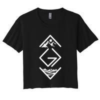 God Is Greater Than The Highs And Lows Ups And Downs Crop Top