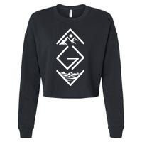 God Is Greater Than The Highs And Lows Ups And Downs Cropped Pullover Crew