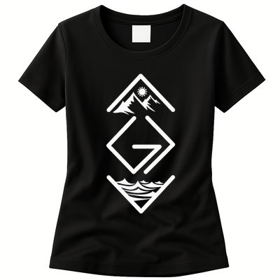 God Is Greater Than The Highs And Lows Ups And Downs Womens T-Shirt