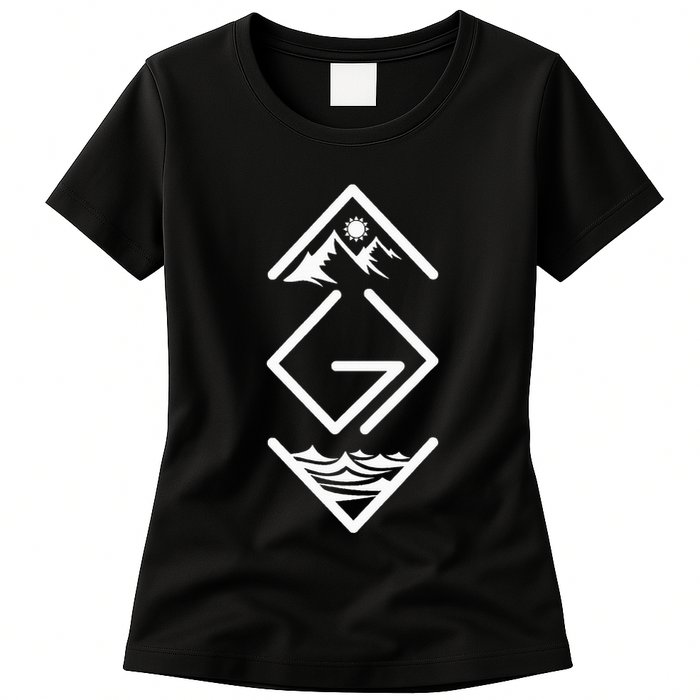God Is Greater Than The Highs And Lows Ups And Downs Womens T-Shirt