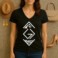 God Is Greater Than The Highs And Lows Ups And Downs Women's V-Neck T-Shirt