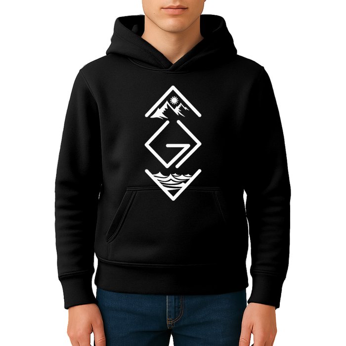 God Is Greater Than The Highs And Lows Ups And Downs Kids Hoodie