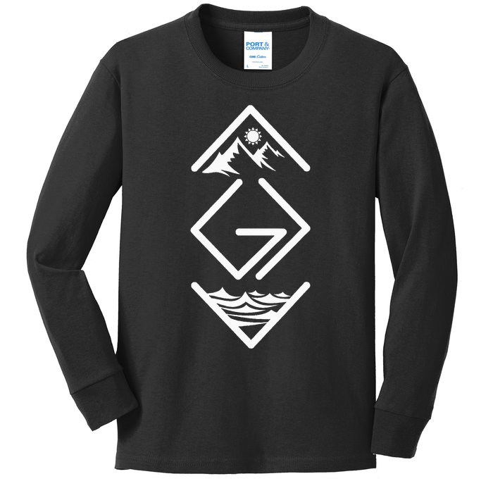 God Is Greater Than The Highs And Lows Ups And Downs Kids Long Sleeve Shirt