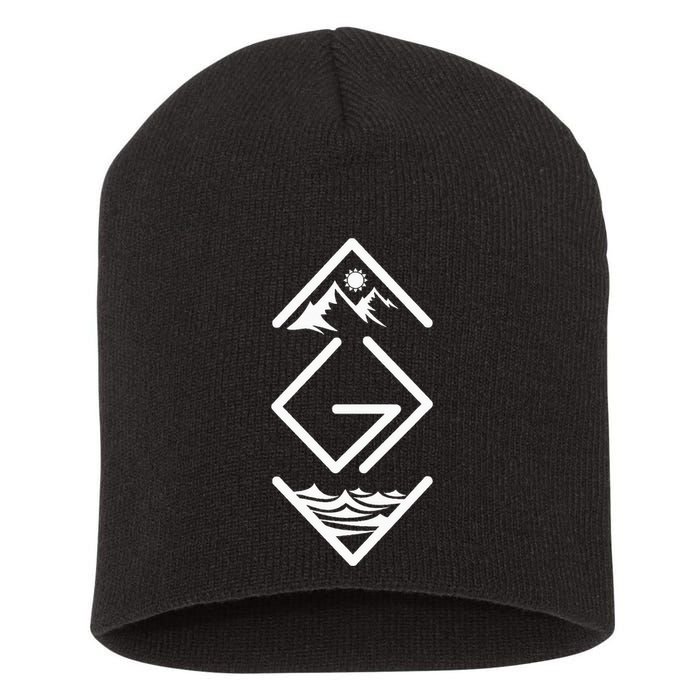 God Is Greater Than The Highs And Lows Ups And Downs Short Acrylic Beanie