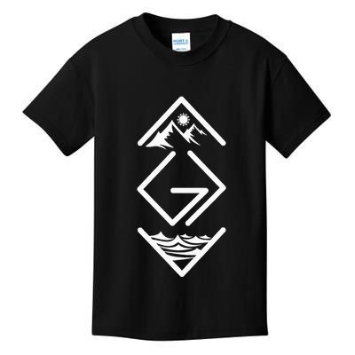 God Is Greater Than The Highs And Lows Ups And Downs Kids T-Shirt