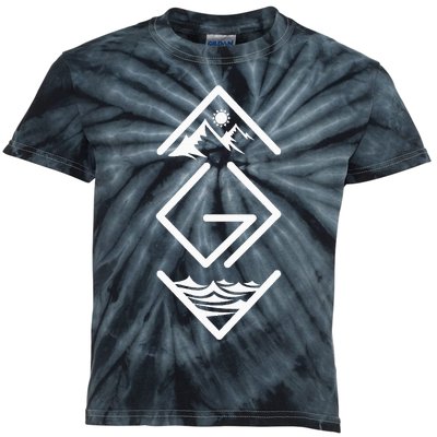 God Is Greater Than The Highs And Lows Ups And Downs Kids Tie-Dye T-Shirt