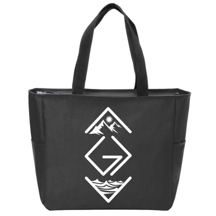 God Is Greater Than The Highs And Lows Ups And Downs Zip Tote Bag