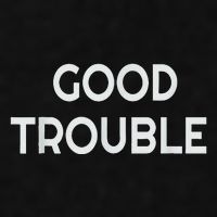 Get In Good Necessary Trouble Ladies PosiCharge Tri-Blend Wicking Tank