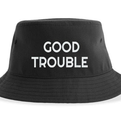 Get In Good Necessary Trouble Sustainable Bucket Hat