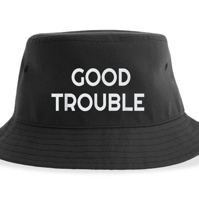 Get In Good Necessary Trouble Sustainable Bucket Hat