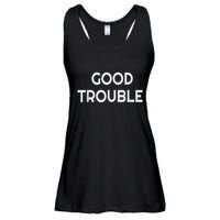 Get In Good Necessary Trouble Ladies Essential Flowy Tank