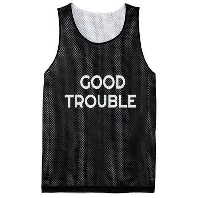 Get In Good Necessary Trouble Mesh Reversible Basketball Jersey Tank