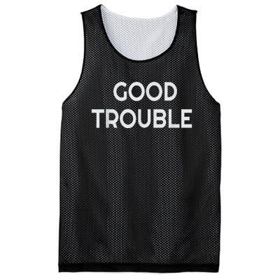 Get In Good Necessary Trouble Mesh Reversible Basketball Jersey Tank