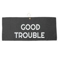 Get In Good Necessary Trouble Large Microfiber Waffle Golf Towel