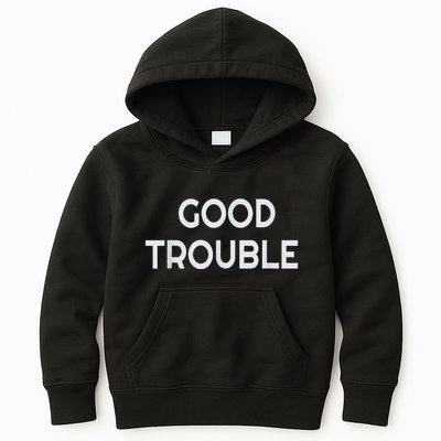 Get In Good Necessary Trouble Kids Hoodie