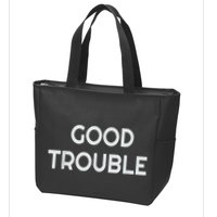 Get In Good Necessary Trouble Zip Tote Bag