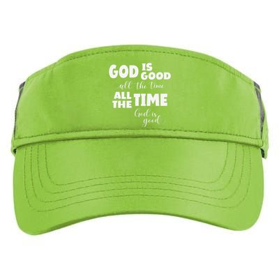 God Is Good All The Time All The Time God Is Good Adult Drive Performance Visor