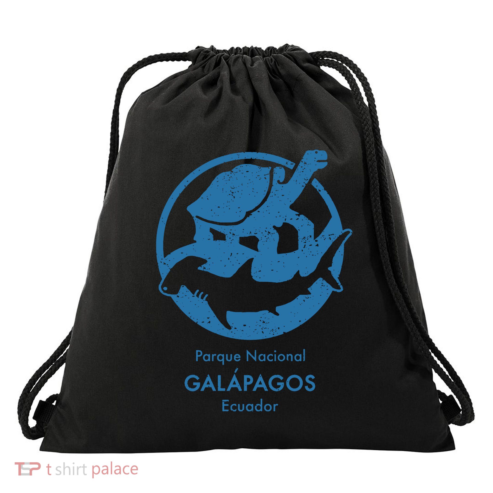 Galapagos Island Drawstring Bag
