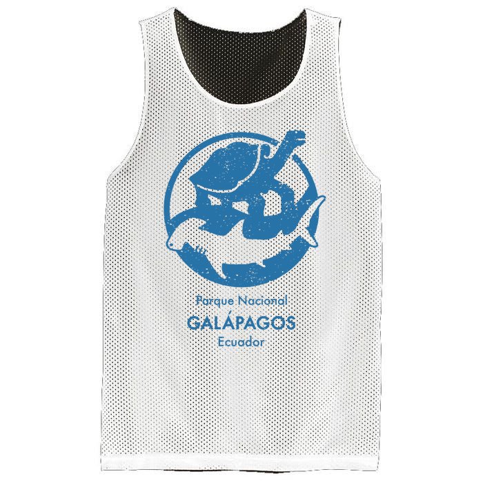 Galapagos Island Mesh Reversible Basketball Jersey Tank