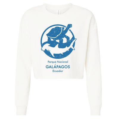 Galapagos Island Cropped Pullover Crew