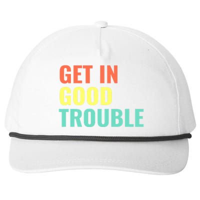 Get In Good Necessary Trouble Snapback Five-Panel Rope Hat