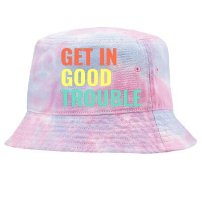 Get In Good Necessary Trouble Tie-Dyed Bucket Hat