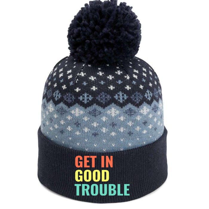 Get In Good Necessary Trouble The Baniff Cuffed Pom Beanie