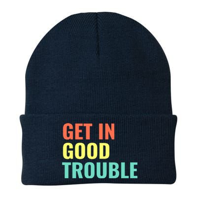 Get In Good Necessary Trouble Knit Cap Winter Beanie