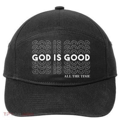 God Is Good Christian Worship Preachers 7-Panel Snapback Hat