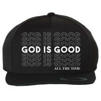 God Is Good Christian Worship Preachers Wool Snapback Cap