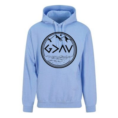 God Is Greater Than The Highs And Lows Unisex Surf Hoodie