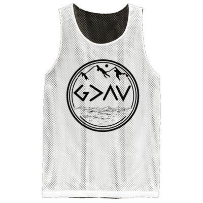 God Is Greater Than The Highs And Lows Mesh Reversible Basketball Jersey Tank