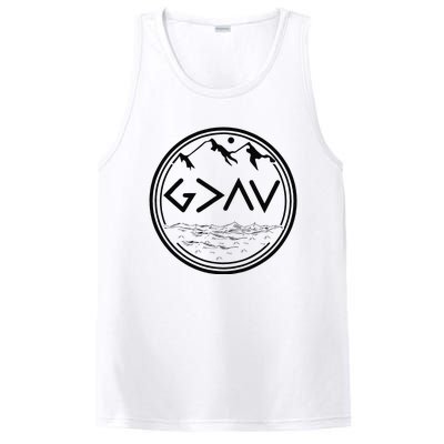 God Is Greater Than The Highs And Lows PosiCharge Competitor Tank