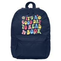 Groovy It's Good Day To Read Book Library Reading Lover 16 in Basic Backpack