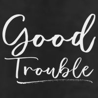 Get In Good Necessary Trouble For Social Justice Microfiber Hand Towel