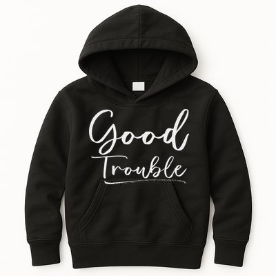 Get In Good Necessary Trouble For Social Justice Kids Hoodie