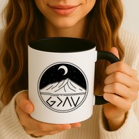 God Is Greater Than High And Lows Mountain Camping Mug