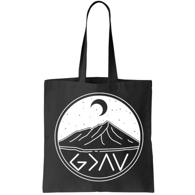 God Is Greater Than High And Lows Mountain Camping Bag