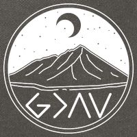 God Is Greater Than High And Lows Mountain Camping Cotton Canvas Backpack