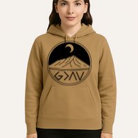 God Is Greater Than High And Lows Mountain Camping Hoodie