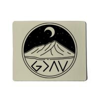 God Is Greater Than High And Lows Mountain Camping Mousepad