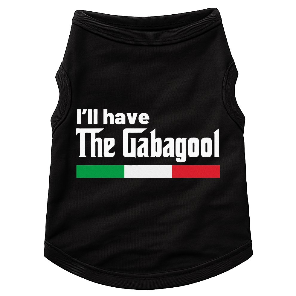 Gabagool Italy Gifts for Italians Capicola NJ New Jersey Doggie Tank