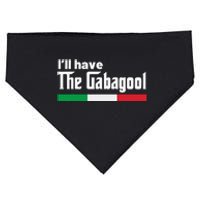 Gabagool Italy Gifts for Italians Capicola NJ New Jersey USA-Made Doggie Bandana