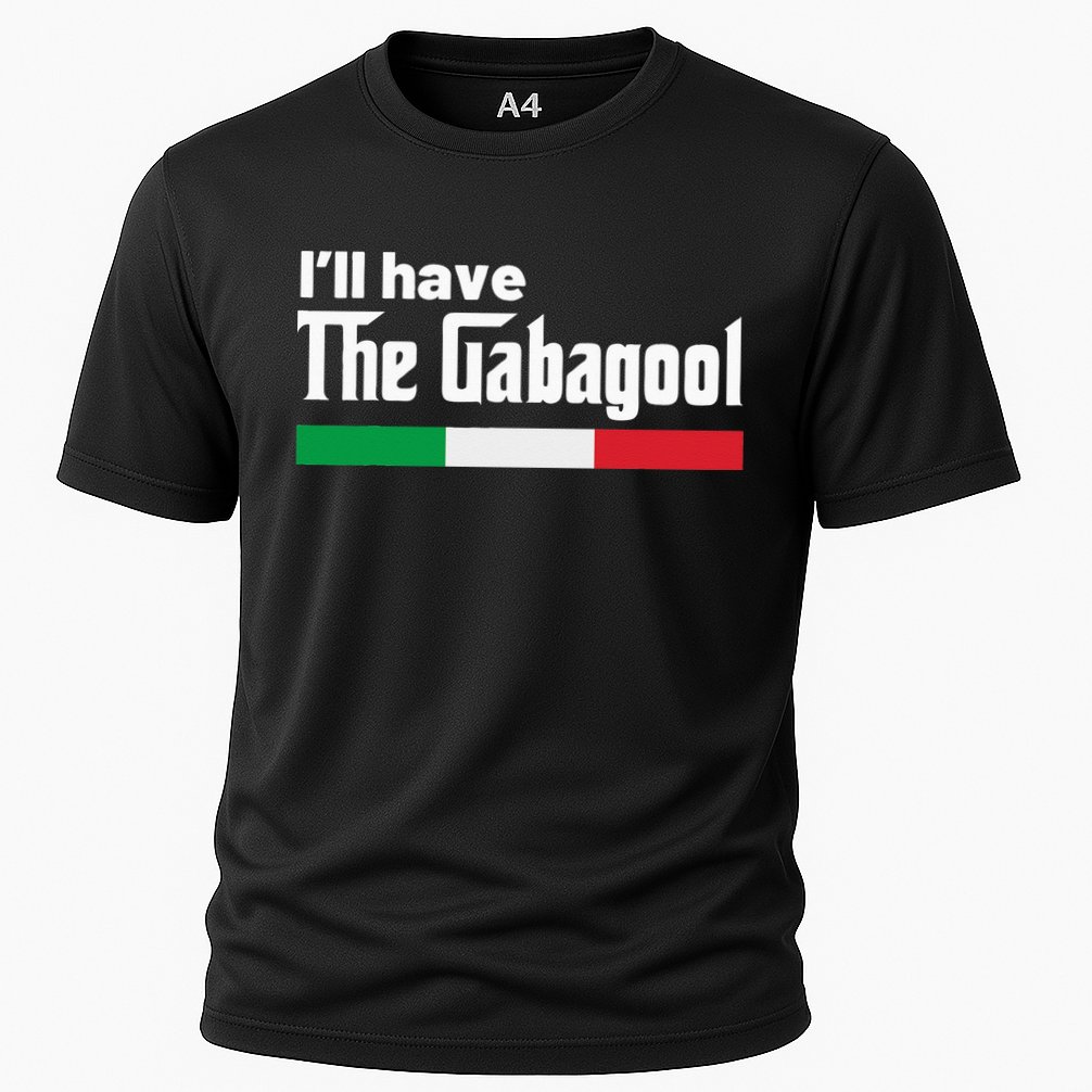Gabagool Italy Gifts for Italians Capicola NJ New Jersey Cooling Performance Crew T-Shirt