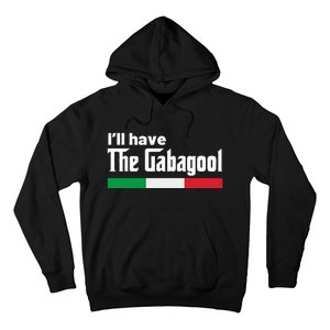 Gabagool Italy Gifts for Italians Capicola NJ New Jersey Hoodie