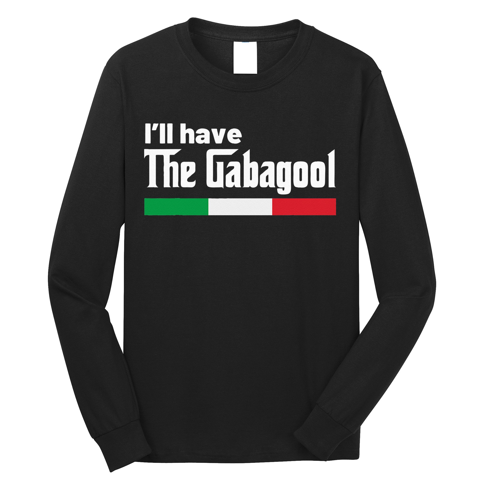 Gabagool Italy Gifts for Italians Capicola NJ New Jersey Long Sleeve Shirt