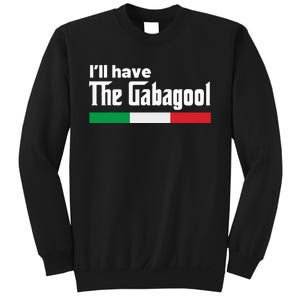 Gabagool Italy Gifts for Italians Capicola NJ New Jersey Sweatshirt